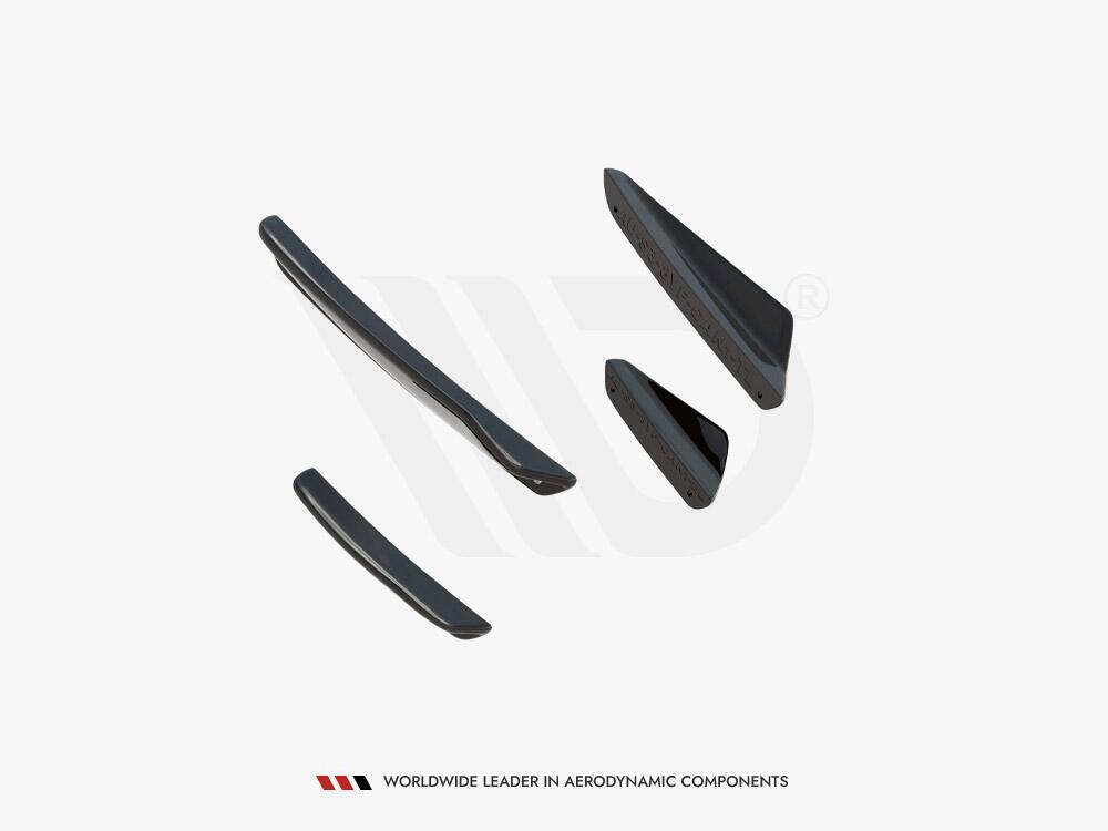 Front Bumper Wings (Canards) Audi A3 S-Line Sedan / S3 Sedan 8Y Facelift