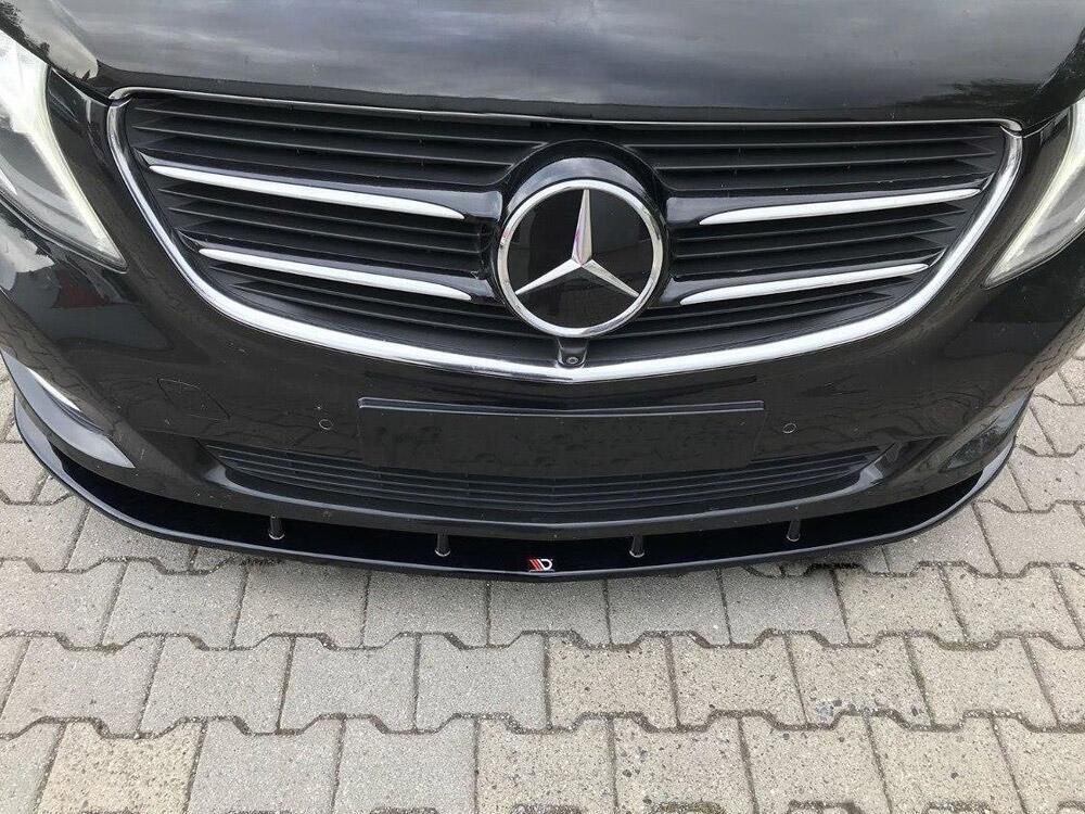 Front Splitter V.2 Mercedes V-Class W447 - Carbon Look