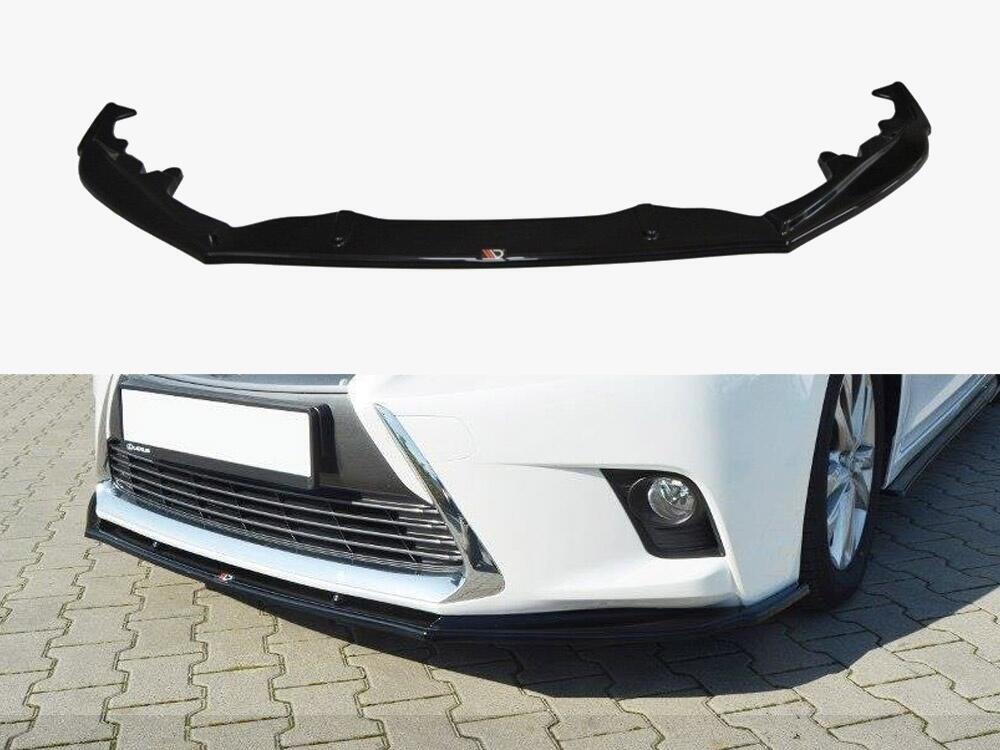 Front Splitter V.1 Lexus CT MK1 Facelift (2013-2017) - Textured