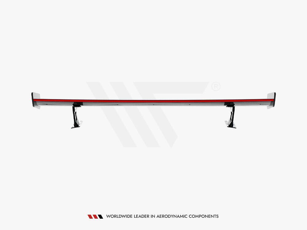 Carbon Spoiler With External Brackets Uprights + LED Audi A3 / A3 S-Line / S3 / RS3 Sedan 8V / 8V Facelift