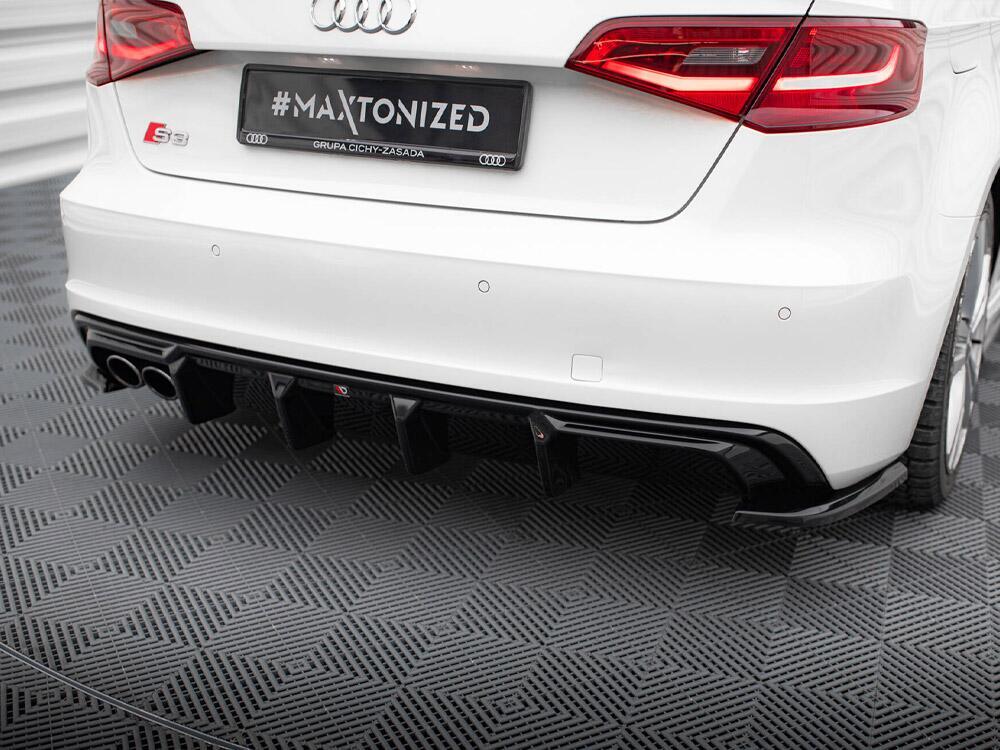 Rear Valance Audi A3 S-Line Sportback 8V (Version with dual exhausts tips on one side)
