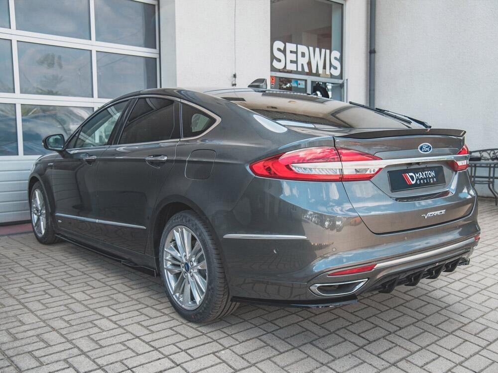 Rear Side Splitters Ford Mondeo Vignale Mk5 Facelift - Carbon Look