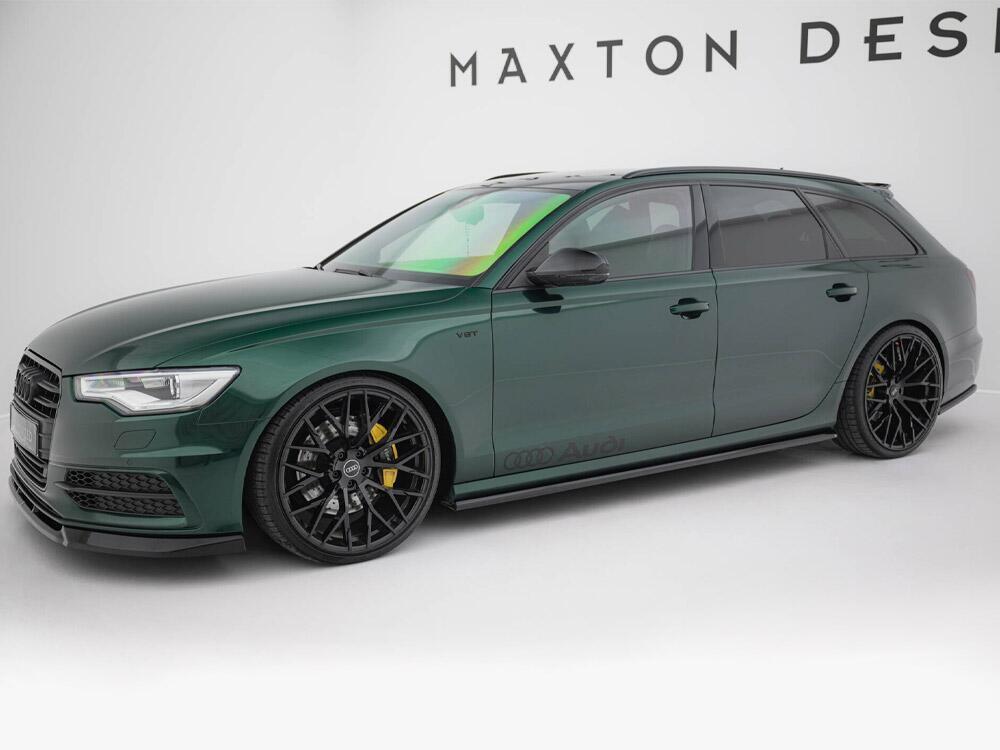 Side Skirts Diffusers V.2 Audi A6 S-Line / S6 C7