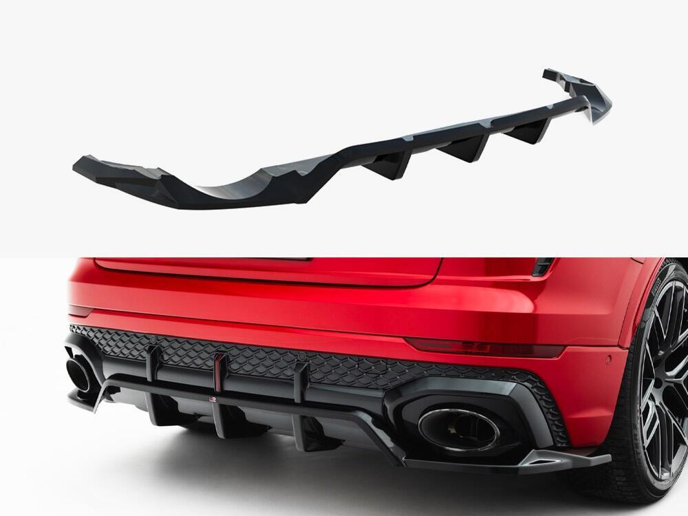 Rear Splitter (Vertical Bars) Audi RSQ8 Mk1 Facelift