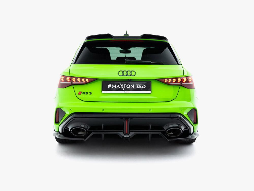 Rear Splitter (Vertical Bars) V.2 Audi RS3 Sportback 8Y Facelift