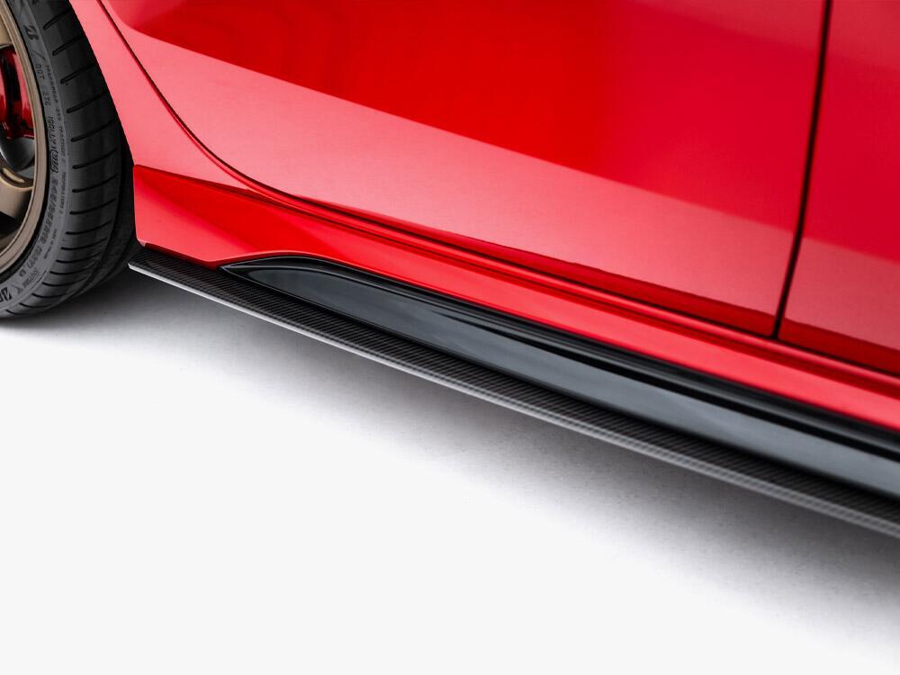 Prepreg Carbon Fiber Side Skirts V.1 Audi RS3 Sedan 8Y Facelift