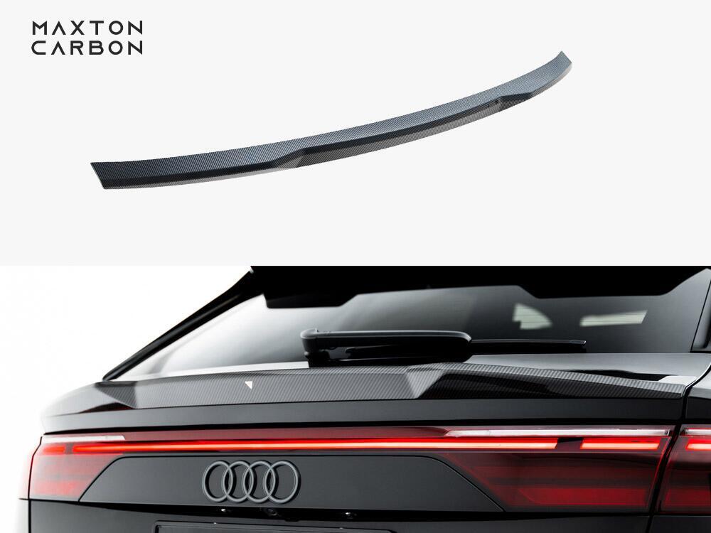 Carbon Fiber Tailgate Spoiler (Lower) Audi SQ8 / Q8 S-Line Mk1 Facelift