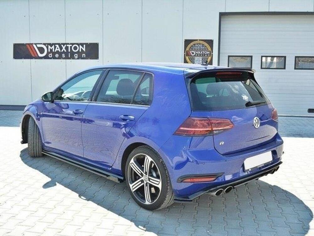 Side Skirts Diffusers V.1 Volkswagen Golf R / R-Line Mk7 Facelift