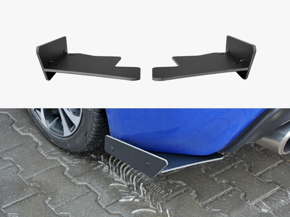 Racing Rear Side Splitters Subaru BRZ Mk1 / Mk1 Facelift