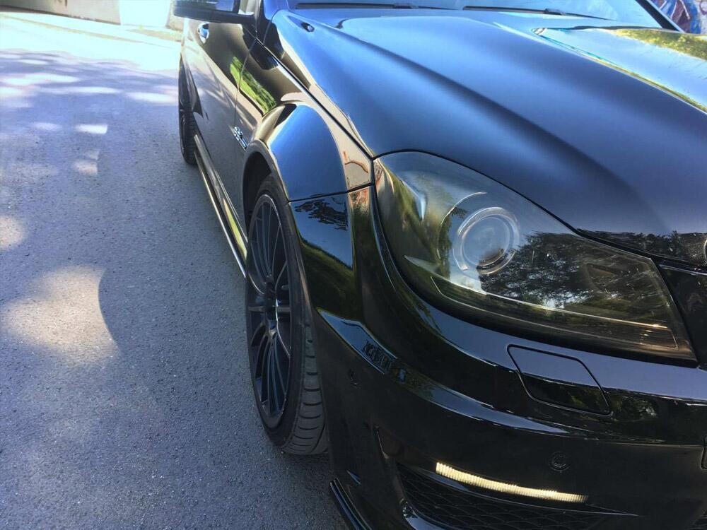 Side Skirts Diffusers Mercedes-Benz C63 AMG Sedan / Estate W204 / S204 Facelift