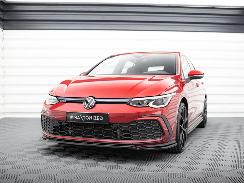 Front Splitter V.4 Volkswagen Golf GTI / GTE / GTD / R-Line Mk8