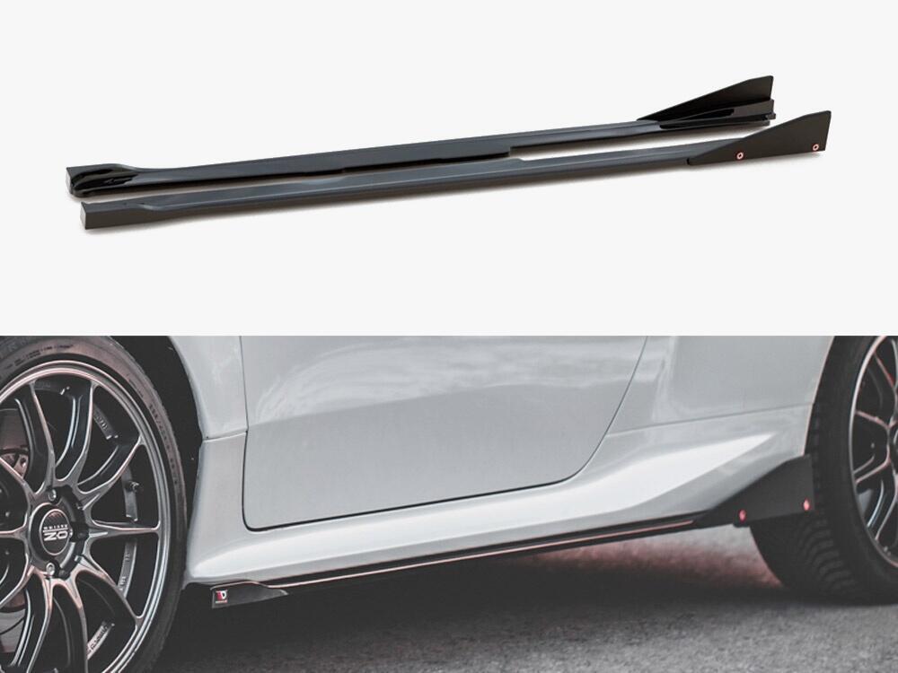 Side Skirts Diffusers V.2 + Flaps Toyota GR Yaris Mk4
