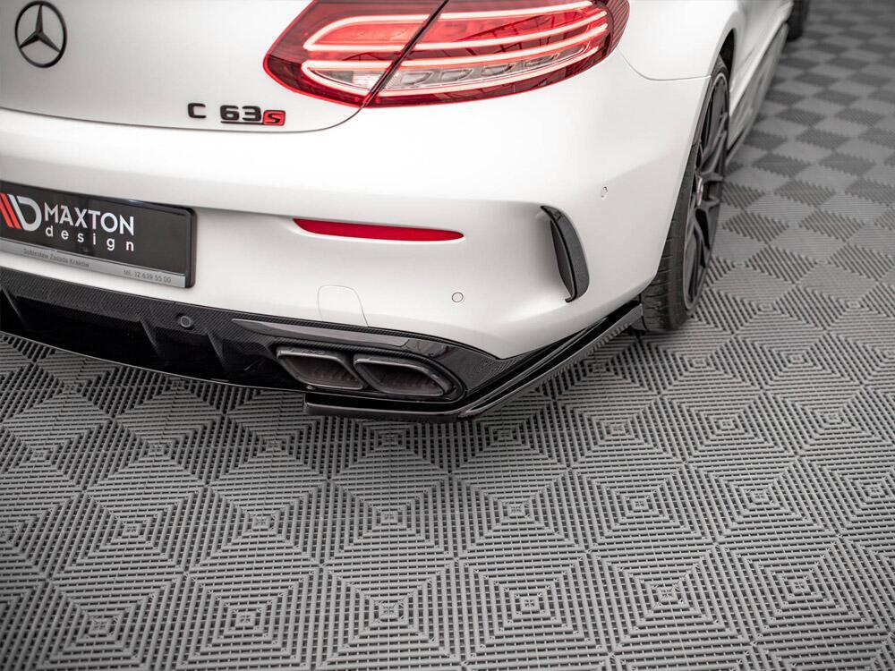 Rear Side Splitters Mercedes-AMG C 63AMG Coupe AMG Aero Pack C205 Facelift