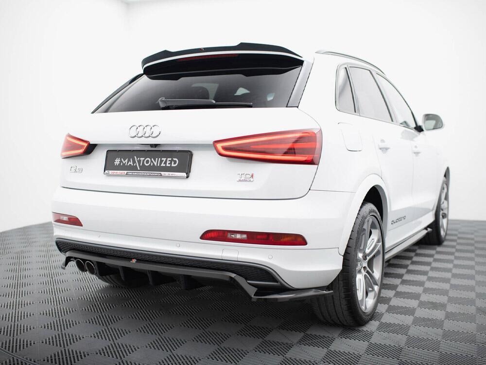 Rear Splitter (Vertical Bars) Audi Q3 S-Line 8U
