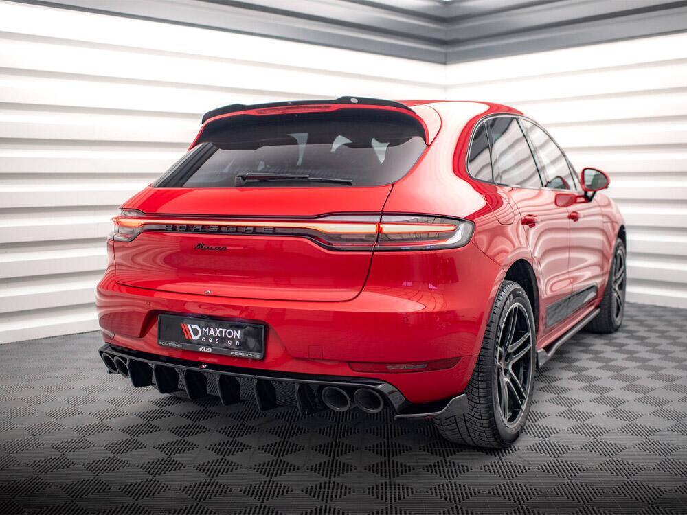 Rear Side Splitters V.2 Porsche Macan GTS / Sport Design Mk1 Facelift