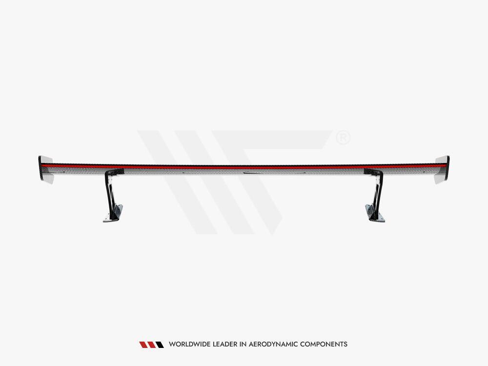 Carbon Spoiler With External Brackets Uprights + LED Toyota GR86
