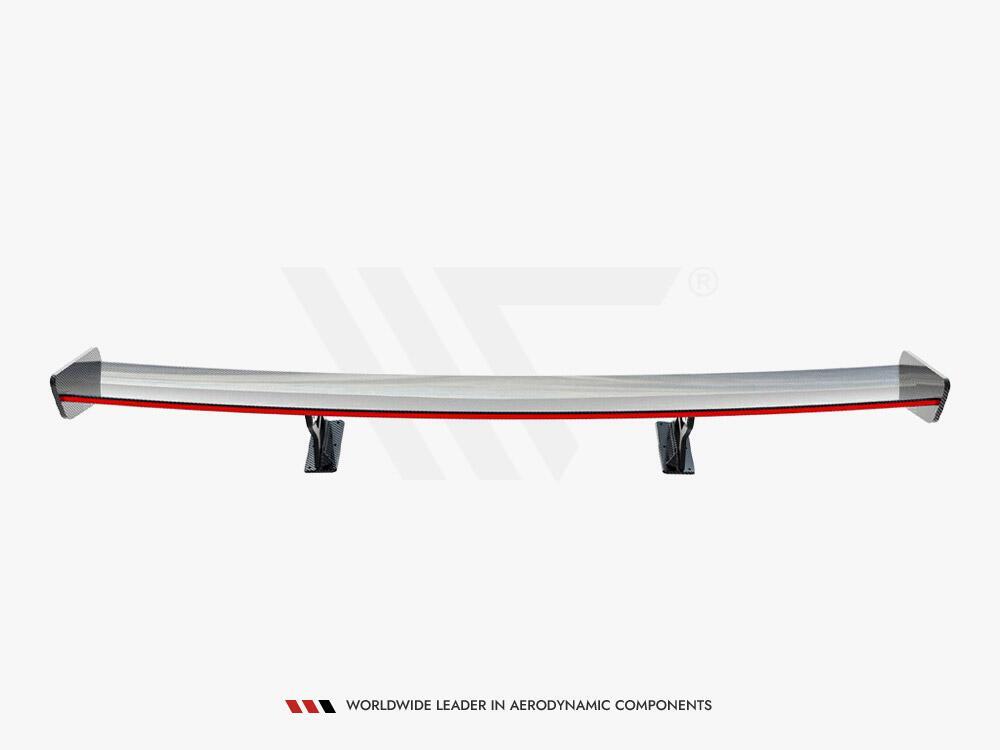 Carbon Spoiler With Internal Brackets Uprights + LED Mercedes-Benz CLA Coupe C118 / C118 Facelift
