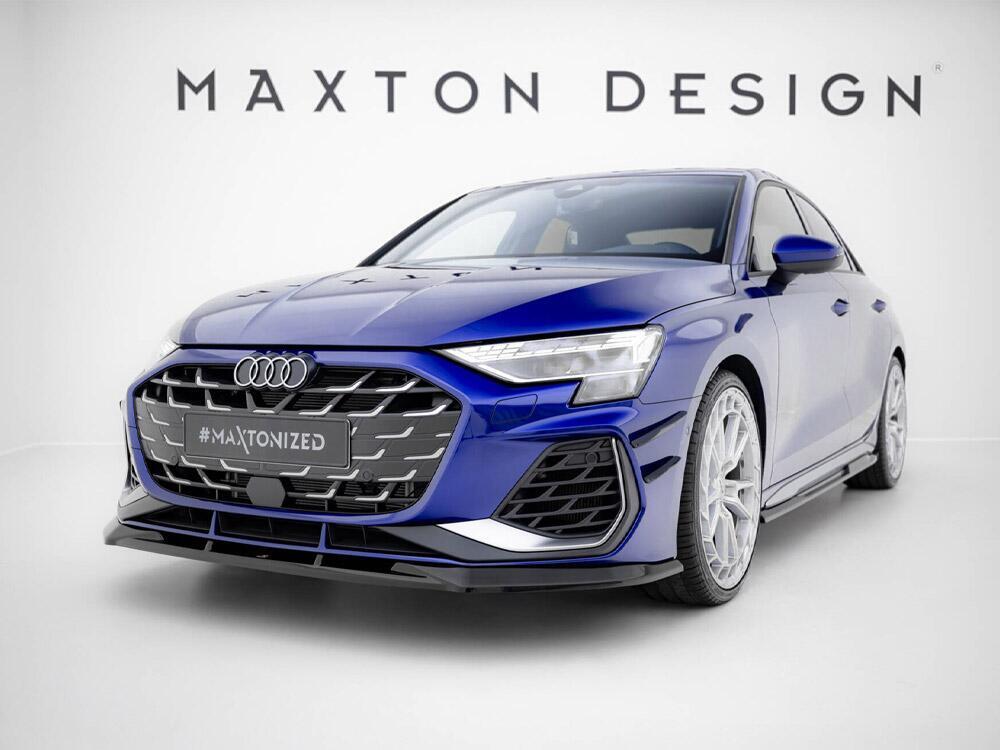 Front Splitter V.1 Audi A3 S-Line Sedan / S3 Sedan 8Y Facelift