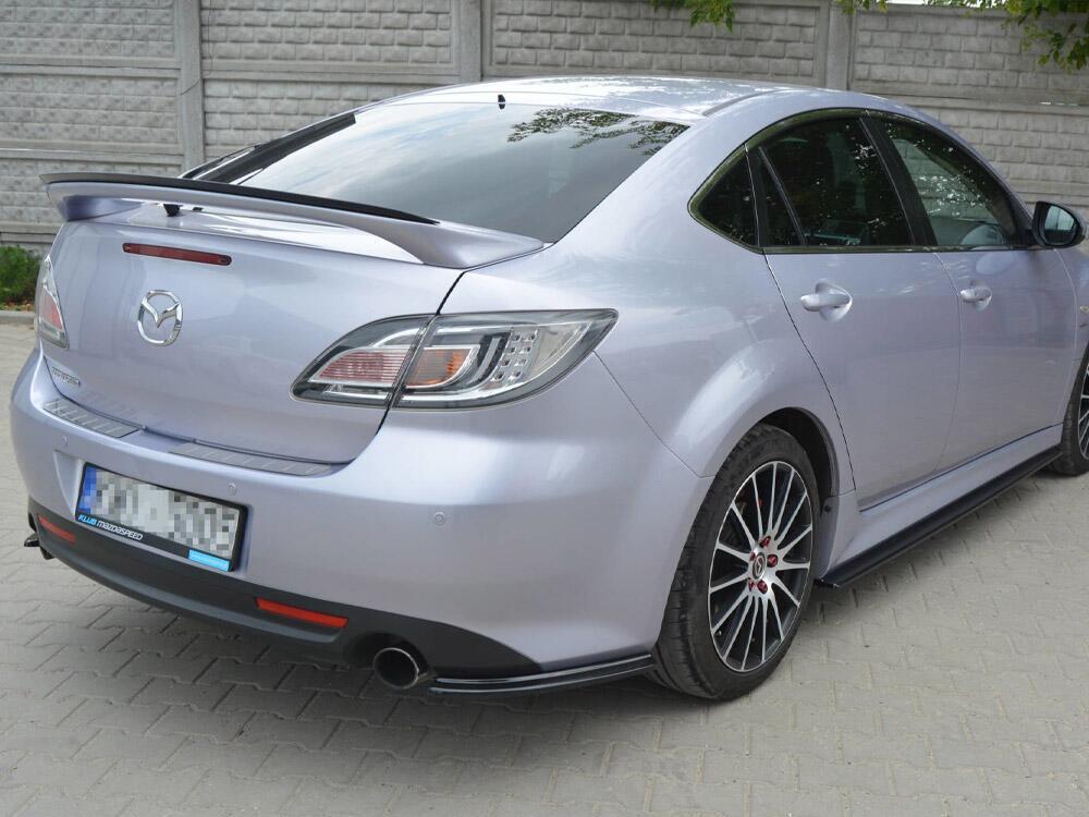 Spoiler Extension CAP Mazda 6 MK2 Sport Hatch (Gh-series) Pre-facelift (2008-2010) - Carbon Look