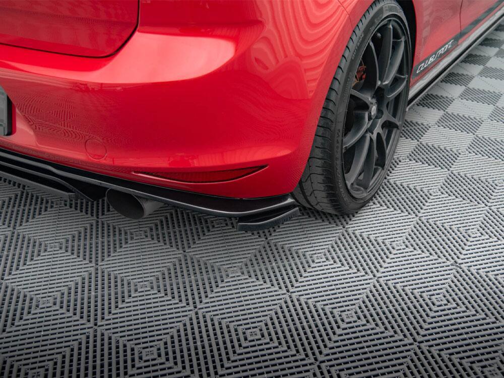 Rear Side Splitters VW Golf Mk7 GTI Clubsport - Carbon Look
