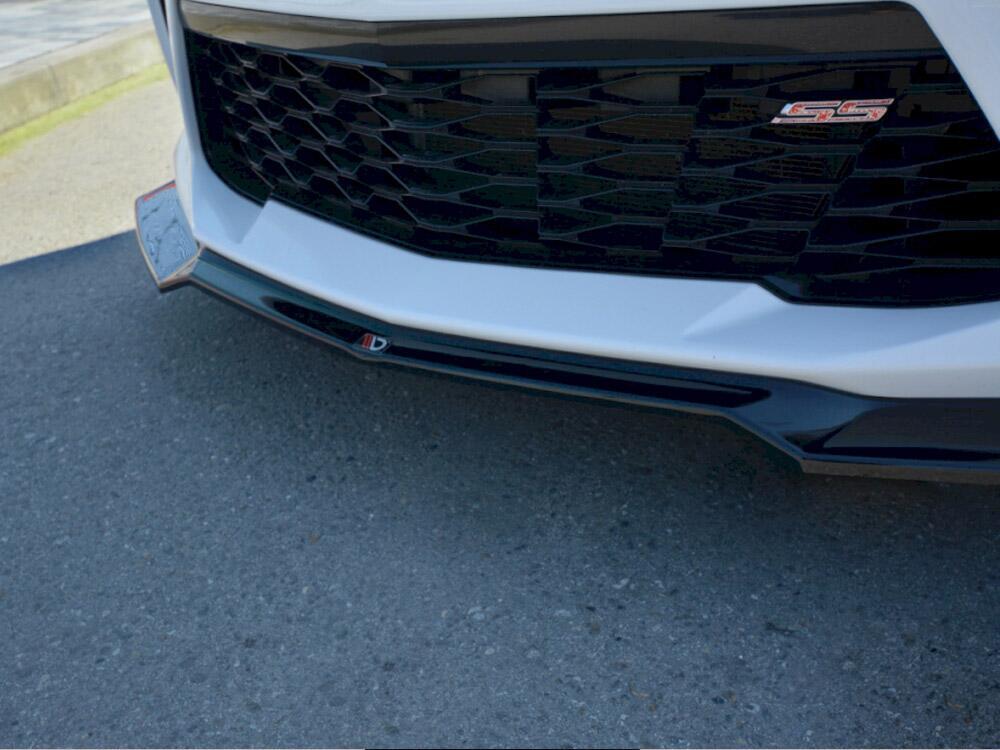 Front Splitter V.1 Chevrolet Camaro 6TH-GEN. Phase-i 2SS Coupe (2016-18) - Carbon Look