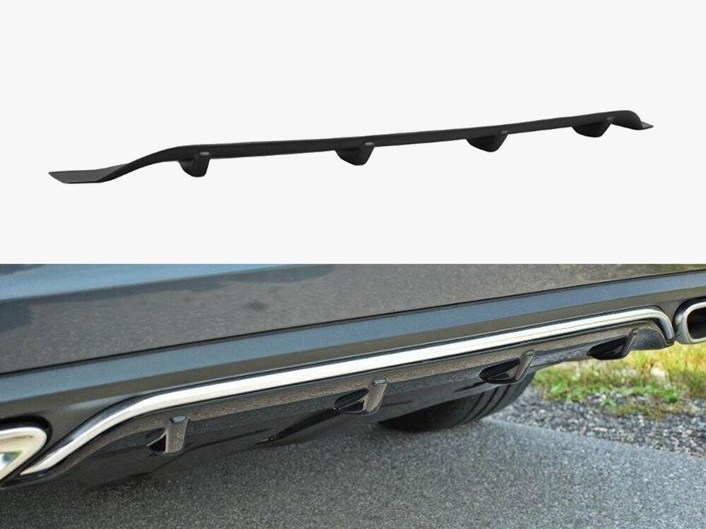 Rear Valance Mercedes - Benz E Coupe / Cabrio C207 Facelift / A207 Facelit - Carbon Look