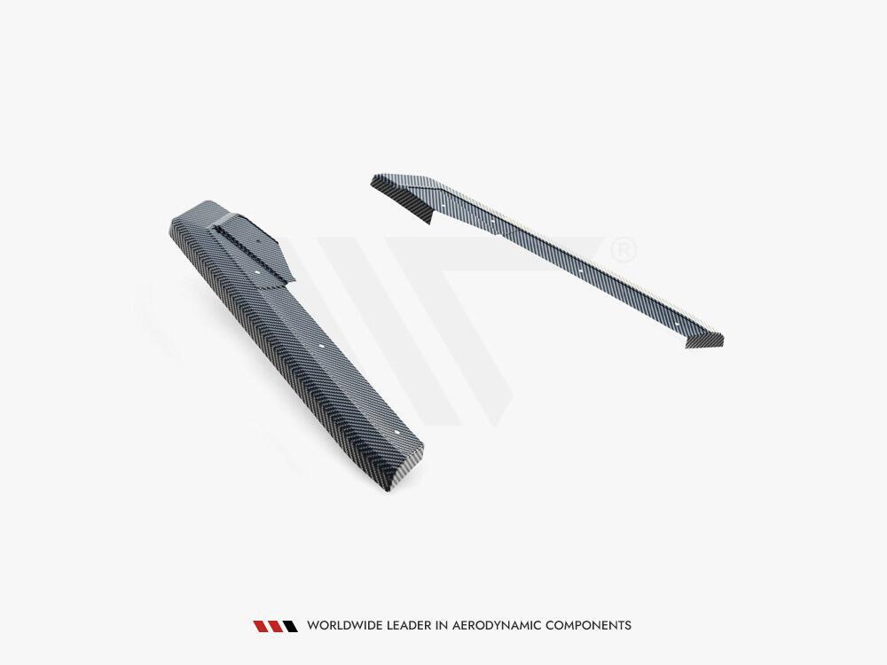 Prepreg Carbon Fiber Rear Side Splitters Audi RS6 C8