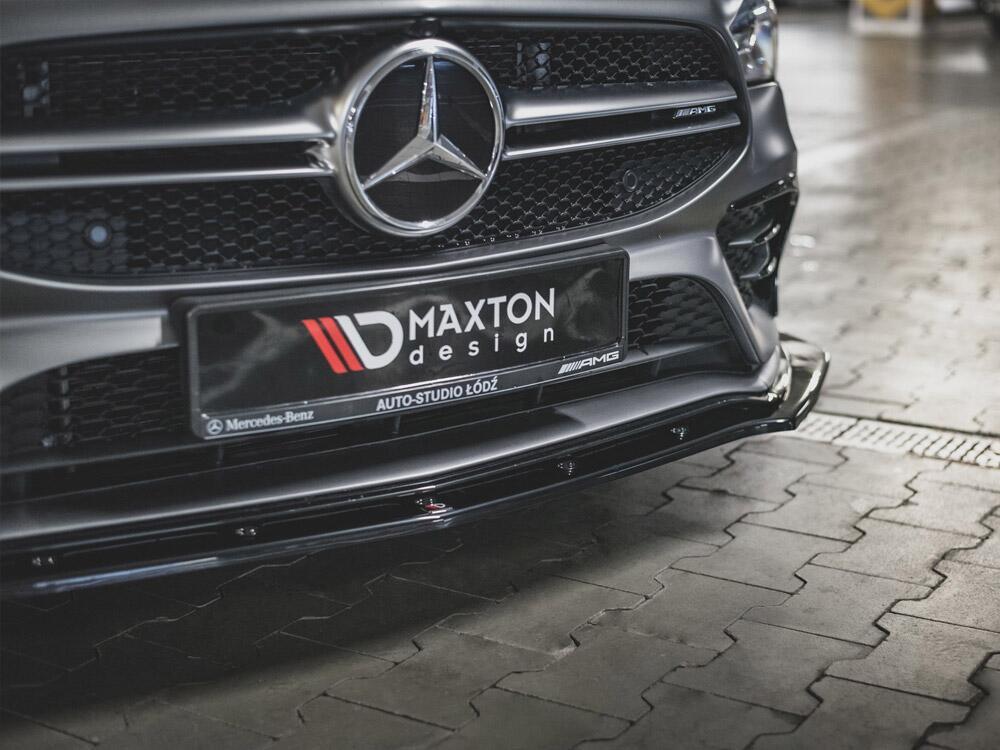 Front Splitter V.2 Mercedes-AMG CLA 35 Aero C118 - Textured