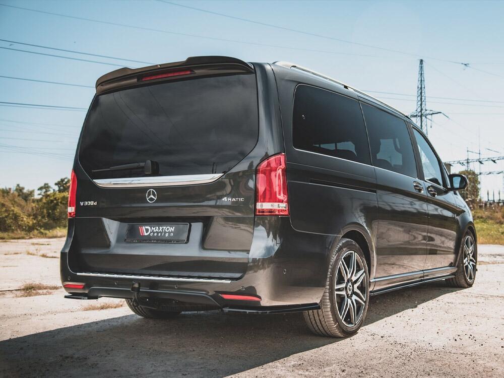 Rear Side Splitters V.1 Mercedes-Benz V-Class AMG-Line W447 Facelift - Carbon Look