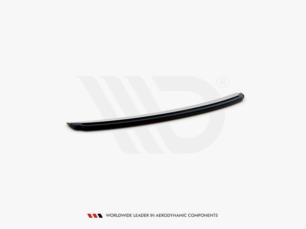 Central Rear Splitter Audi S4/ A4 S-line B8 Sedan (2008-2011) - Carbon Look