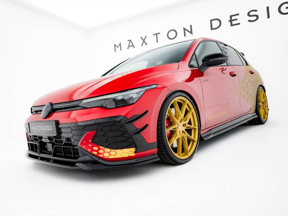 Front Bumper Wings (Canards) Volkswagen Golf GTI Clubsport Mk8 Facelift