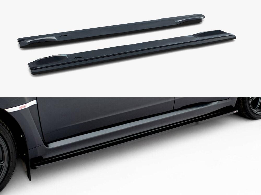 Side Skirts Diffusers V.1 Subaru Impreza WRX STI Mk3 Facelift