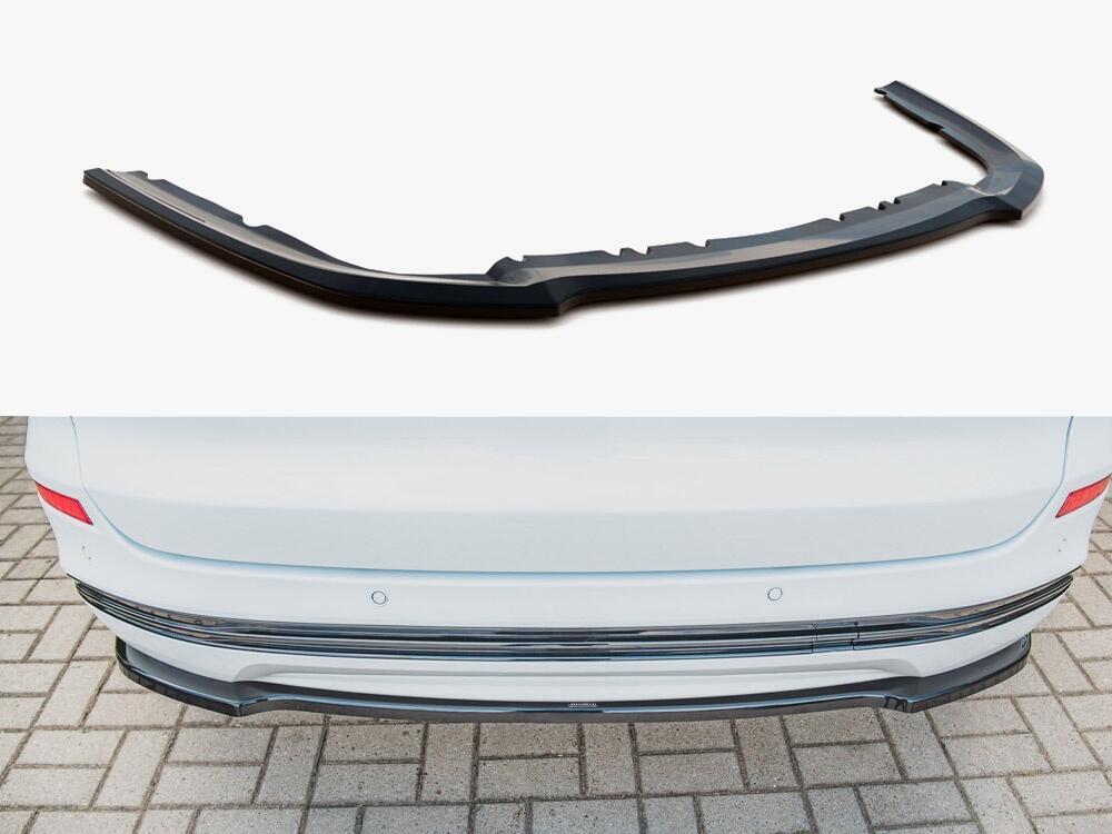 Central Rear Splitter Ford Mondeo Estate Platinum Mk5 Facelift - Textured