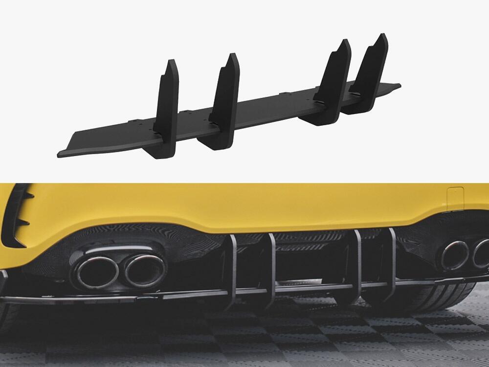 Street PRO Rear Diffuser Mercedes AMG A45 S Aero Pack W177 - Red