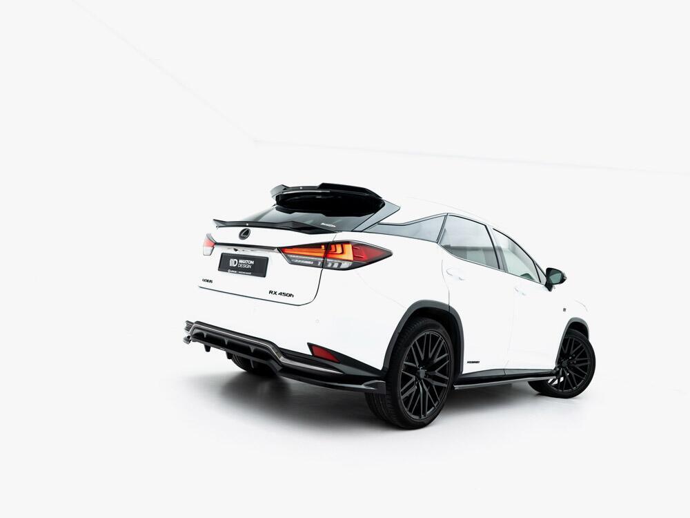 Rear Splitter (Vertical Bars) Lexus RX F-Sport Mk4 Facelift