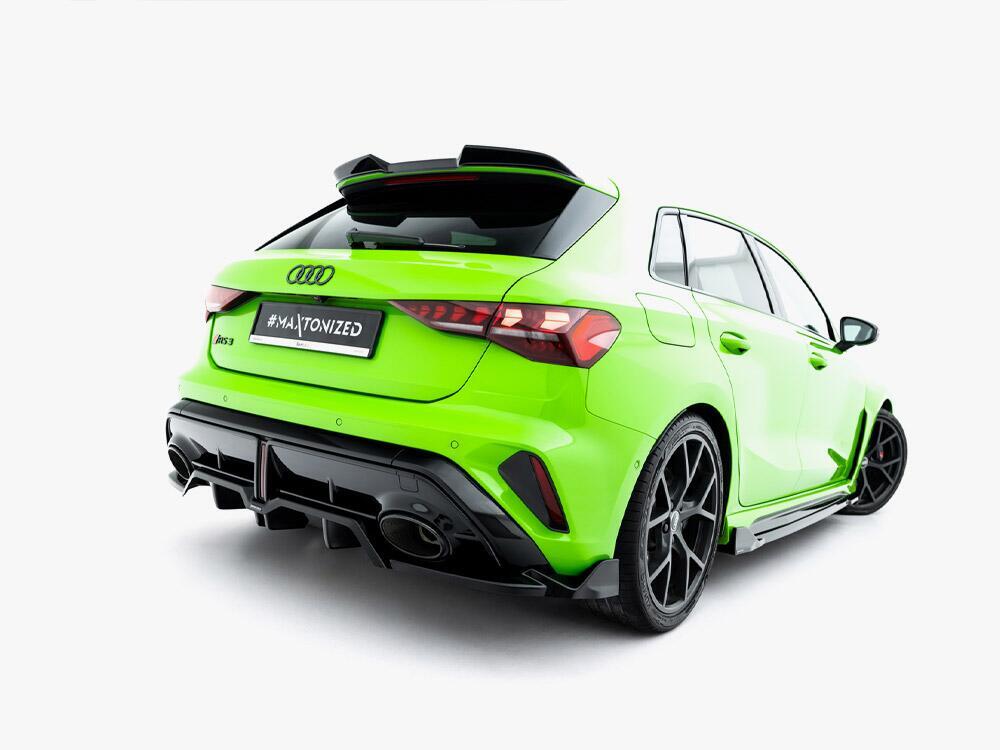 Rear Splitter (Vertical Bars) V.3 Audi RS3 Sportback 8Y Facelift