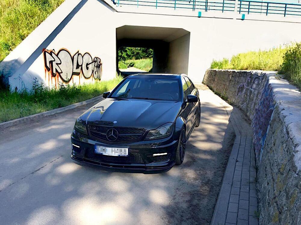 Side Skirts Diffusers Mercedes-Benz C63 AMG Sedan / Estate W204 / S204 Facelift