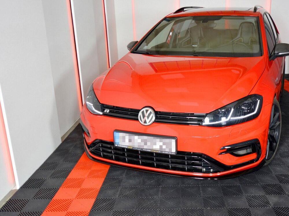 Front Splitter V.7 Volkswagen Golf R / R-Line Mk7 Facelift