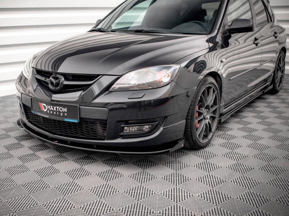 Street PRO Front Splitter V.1 + Flaps Mazda 3 MPS Mk1