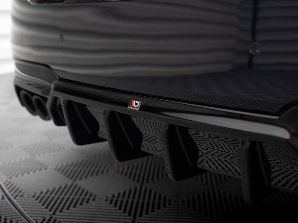 Rear Valance V.2 BMW 5 M-Pack F10 / F11 (Version with double exhaust on one side)
