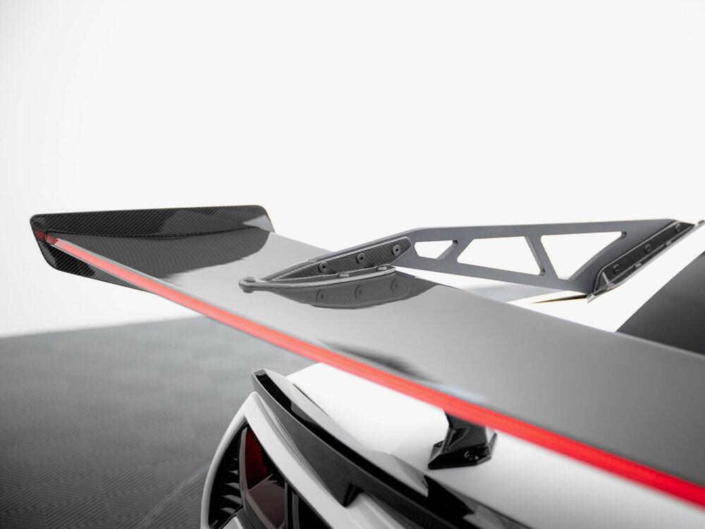 Carbon Spoiler With Upper Swan Mounting + LED Chevrolet Corvette Stingray / Grand Sport C7