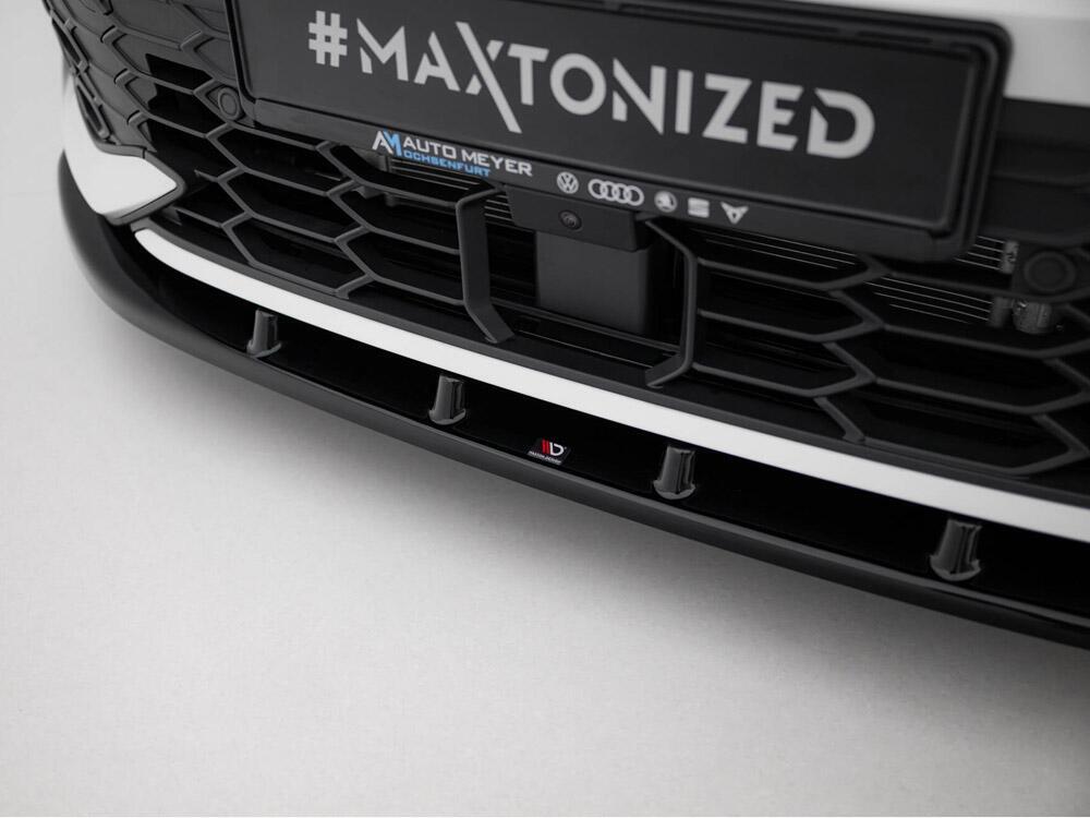 Front Splitter V.1 Volkswagen Golf GTI / GTE / R-Line Mk8 Facelift