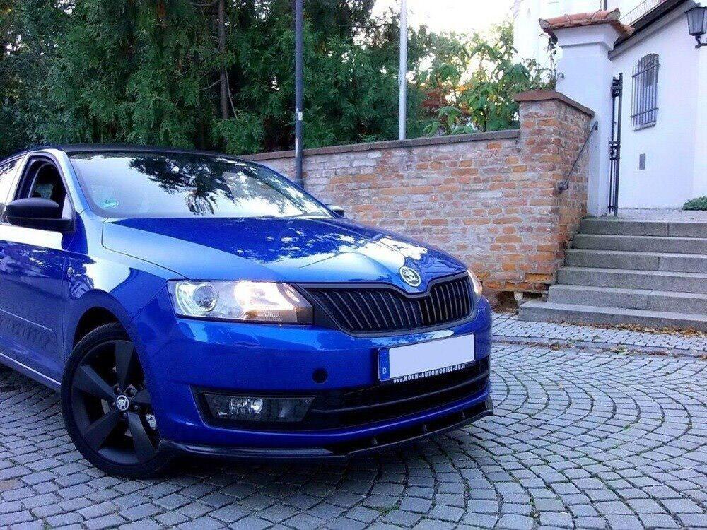 Front Splitter Skoda Rapid - Carbon Look