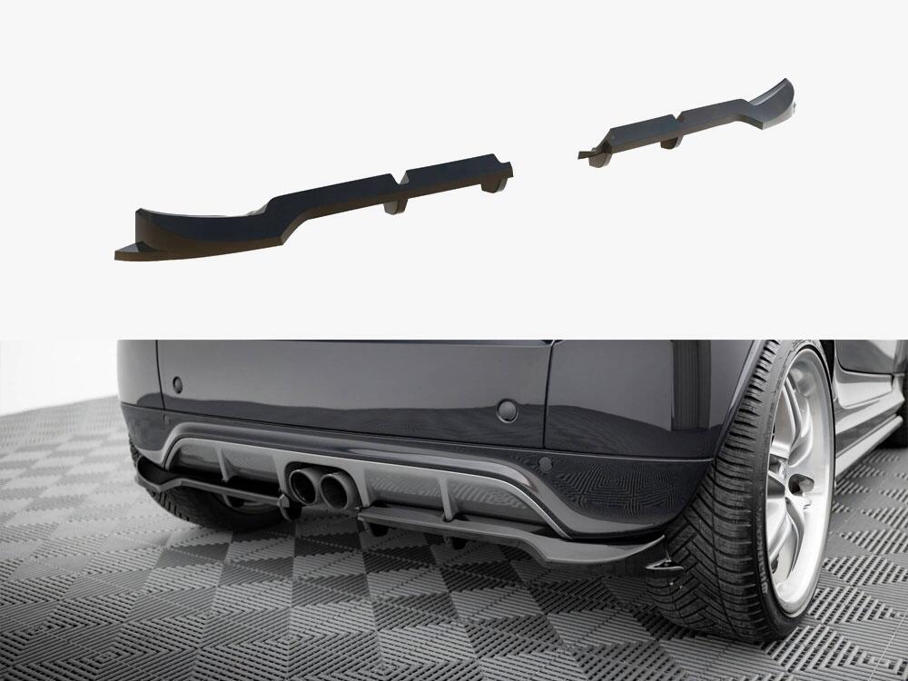 Rear Splitter (Vertical Bars) Brabus Smart Fortwo C451 Facelift