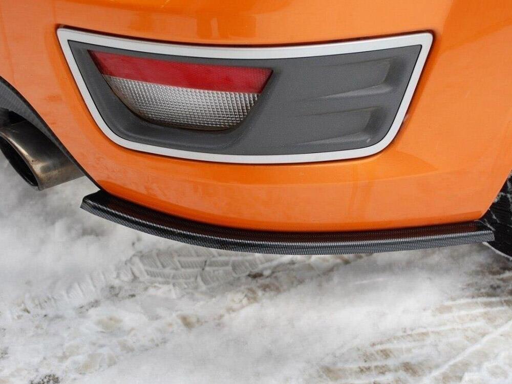 Rear Side Splitters Ford Focus MK2 ST Preface Model - Carbon Look