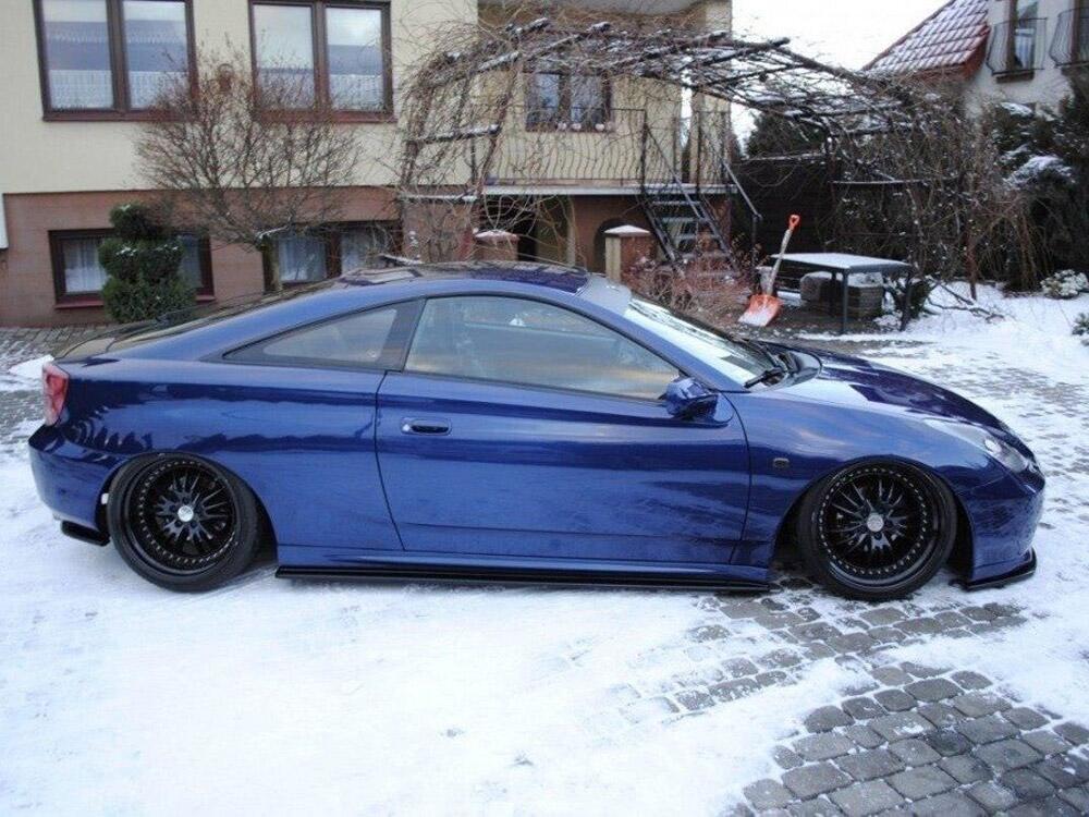 Side Skirts Diffusers Toyota Celica T23 TS Preface - Carbon Look