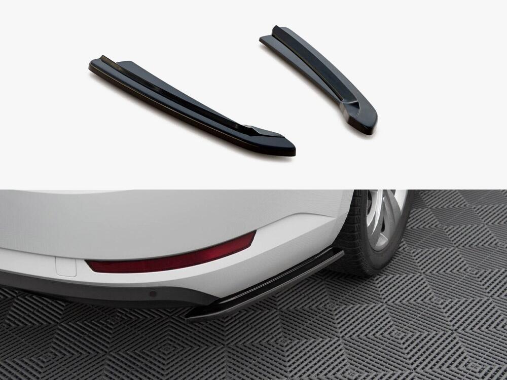 Rear Side Splitters Skoda Superb Mk3 Hatchback / Estate - Carbon Look