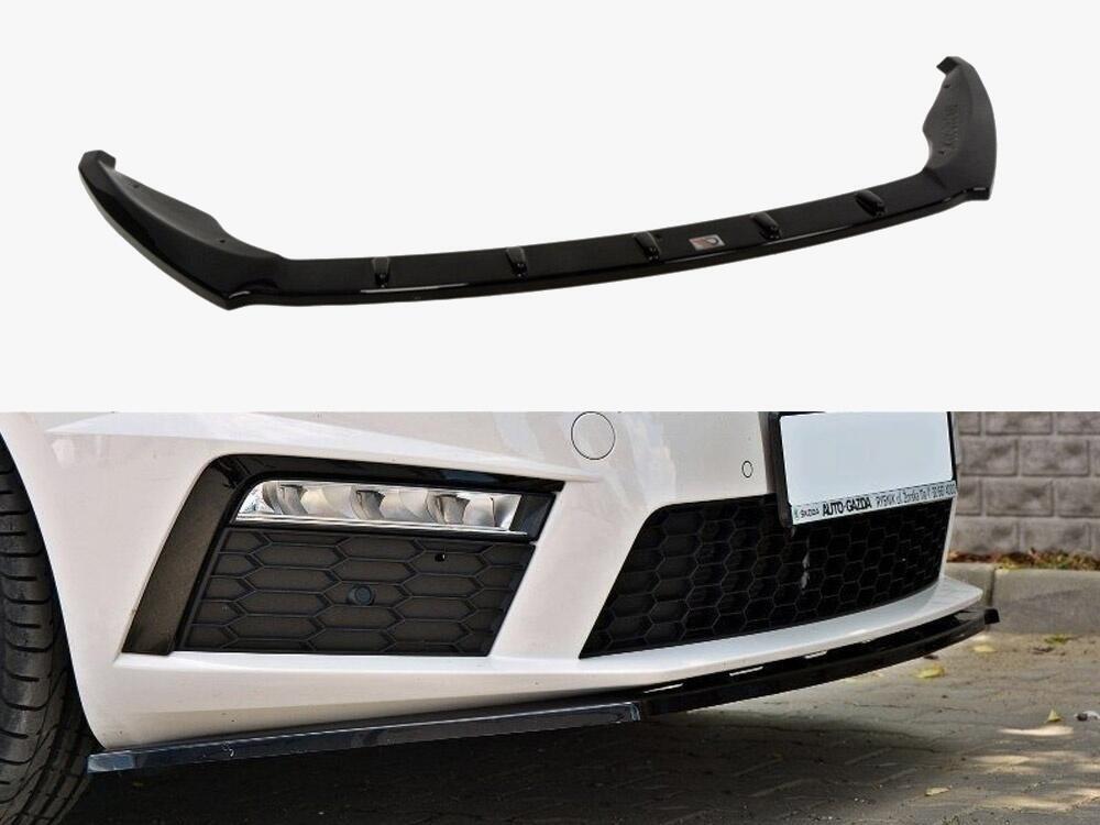 Front Splitter V.1 Skoda Octavia MK3 VRS (2013-2016) - Carbon Look