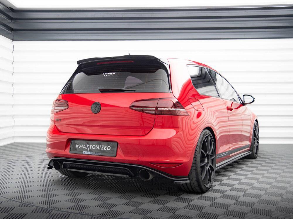 Rear Side Splitters VW Golf Mk7 GTI Clubsport - Carbon Look