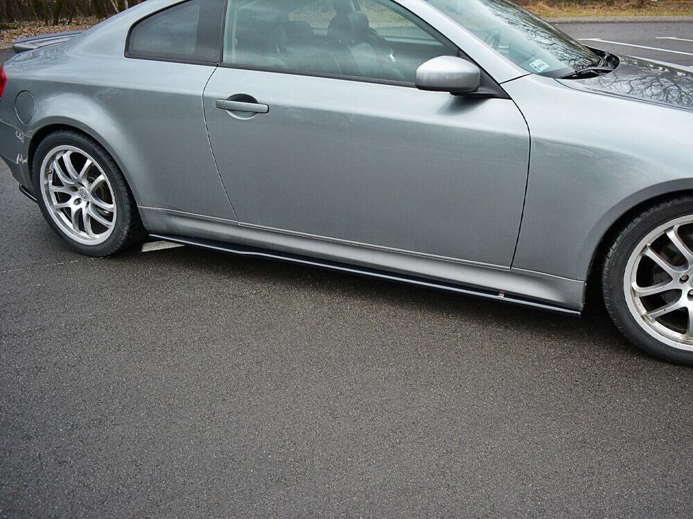Side Skirts Splitters Infiniti G35 Coupe (2003-2007) - Carbon Look